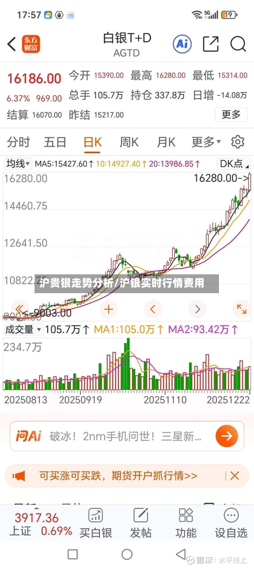 沪贵银走势分析/沪银实时行情费用