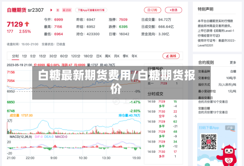 白糖最新期货费用/白糖期货报价