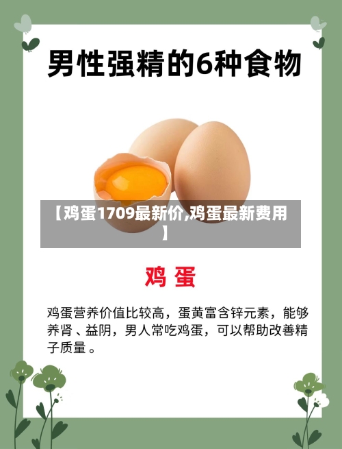 【鸡蛋1709最新价,鸡蛋最新费用】