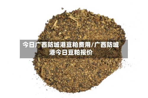 今日广西防城港豆粕费用/广西防城港今日豆粕报价-第2张图片