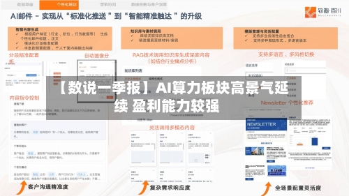 【数说一季报】AI算力板块高景气延续 盈利能力较强