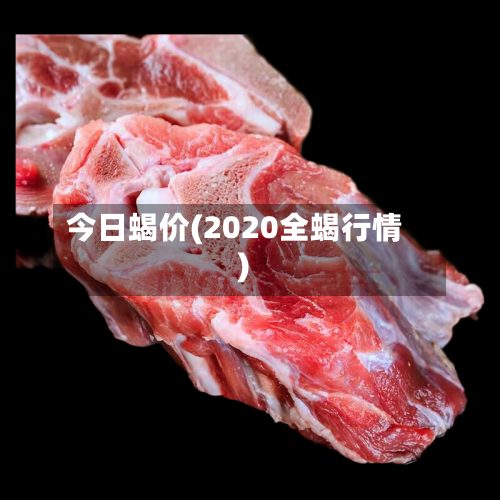 今日蝎价(2020全蝎行情)-第2张图片