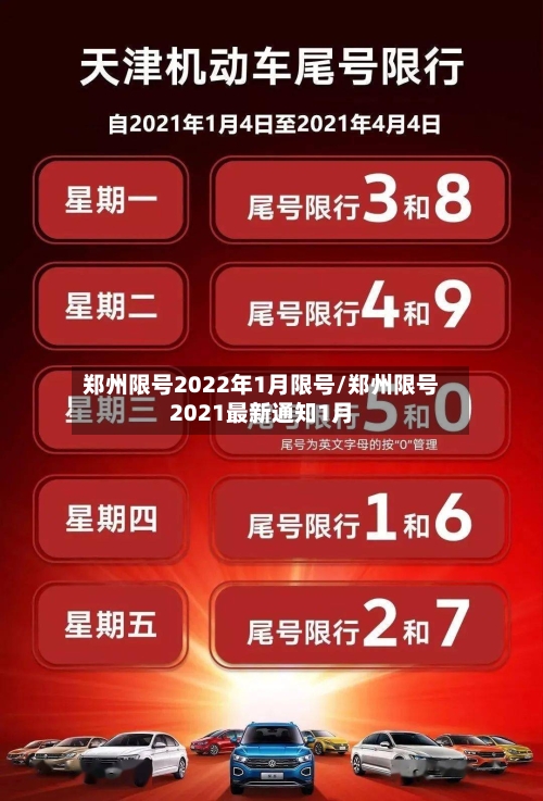 郑州限号2022年1月限号/郑州限号2021最新通知1月
