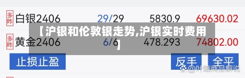 【沪银和伦敦银走势,沪银实时费用】