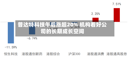 普达特科技午后涨超20% 机构看好公司的长期成长空间-第3张图片