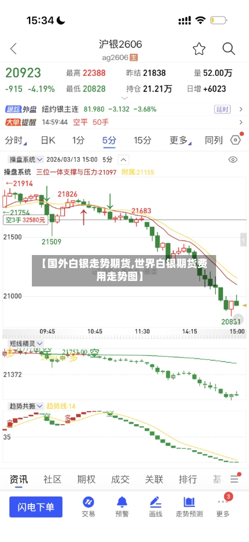 【国外白银走势期货,世界白银期货费用走势图】