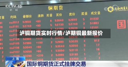 泸铜期货实时行情/泸期铜最新报价-第2张图片