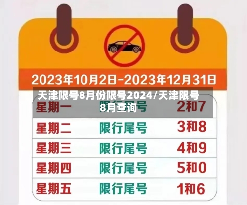 天津限号8月份限号2024/天津限号8月查询-第2张图片