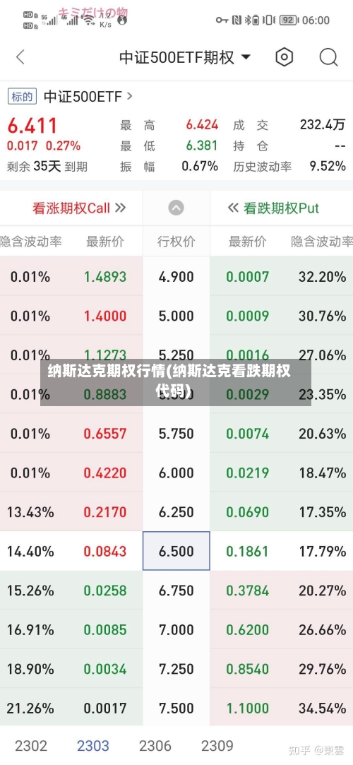 纳斯达克期权行情(纳斯达克看跌期权代码)-第2张图片