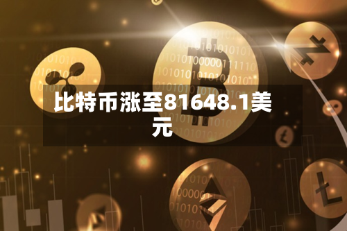 比特币涨至81648.1美元