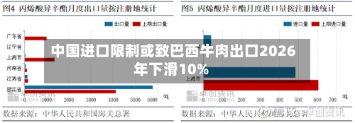 中国进口限制或致巴西牛肉出口2026年下滑10%