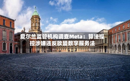 爱尔兰监管机构调查Meta：算法操控涉嫌违反欧盟数字服务法