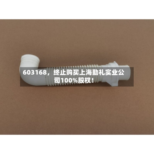 603168，终止购买上海勤礼实业公司100%股权！