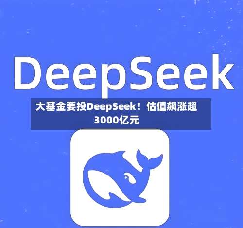大基金要投DeepSeek！估值飙涨超3000亿元-第2张图片