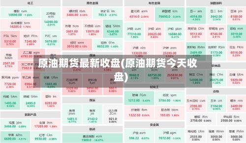 原油期货最新收盘(原油期货今天收盘)