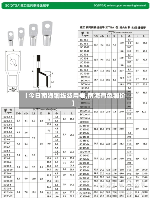 【今日南海铜线费用表,南海有色铜价】-第2张图片