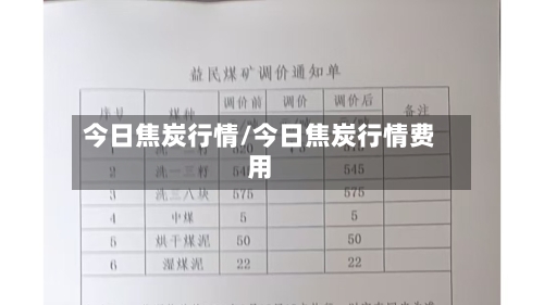 今日焦炭行情/今日焦炭行情费用-第2张图片
