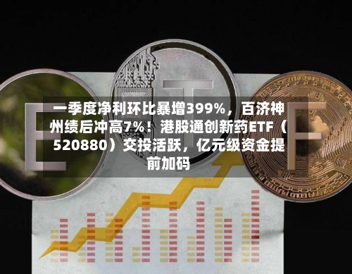 一季度净利环比暴增399%，百济神州绩后冲高7%！港股通创新药ETF（520880）交投活跃	，亿元级资金提前加码-第3张图片