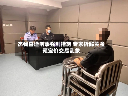 杰我睿遭刑事强制措施 专家拆解黄金预定价交易乱象-第2张图片