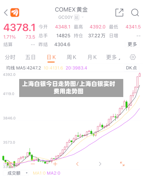 上海白银今日走势图/上海白银实时费用走势图