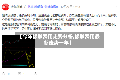 【今年橡胶费用走势分析,橡胶费用最新走势一年】