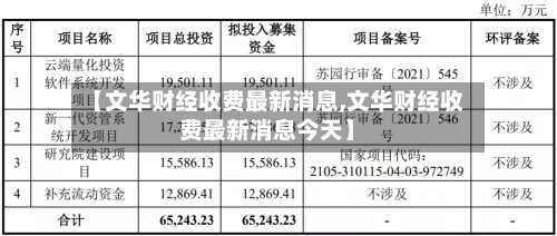 【文华财经收费最新消息,文华财经收费最新消息今天】