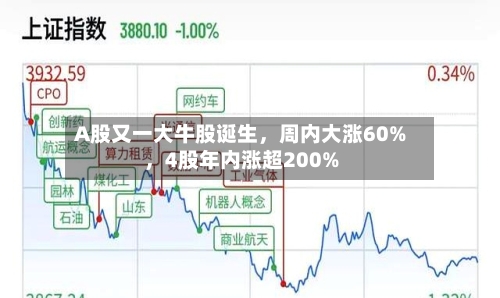A股又一大牛股诞生，周内大涨60%，4股年内涨超200%-第2张图片
