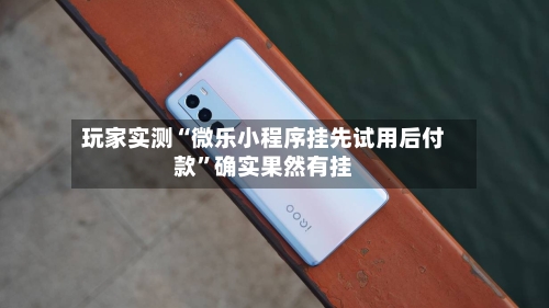 玩家实测“微乐小程序挂先试用后付款”确实果然有挂-第2张图片